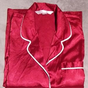 Victoria's secret Red Satin Pajama top